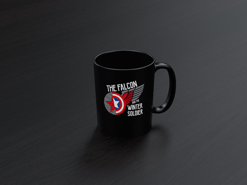 Marvel Shields with Wing (SVG dxf png) The Falcon Winter Soldier Logo Cut File Cricut Silhouette Vector Clipart Design Avengers svg Mug Design Example - Marvel Shields with Wing (SVG dxf png) The Falcon Winter Soldier Logo Cut File Cricut Silhouette Vector Clipart