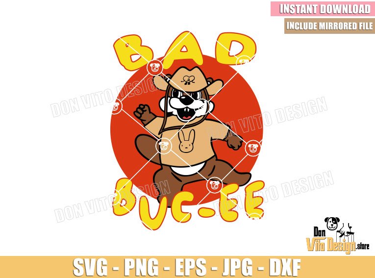 Bad Bunny Buc-ee Logo (SVG dxf png) World’s hottest Tour Bucee Chipmunk Cut File Cricut Silhouette Vector Clipart Design Music Bad Bunny Buc-ee Logo (SVG dxf png) World’s hottest Tour Bucee Chipmunk Cut File Cricut Silhouette Vector Clipart - DonVito Design Store