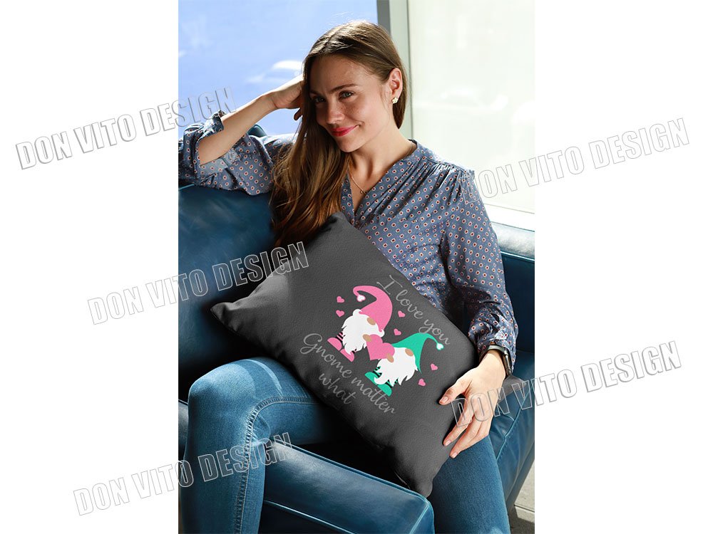 I Love You Gnome Matter What SVG File for Cricut Silhouette Download Gnomies Couple Valentine Cut Images SVG I-Love-You-Gnome-Matter-What-Pillow-Design-Idea-Example-PNG-SVG-Graphic-Vinyl-Decal