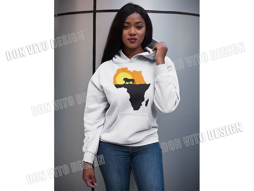Map Africa Lion Shadow SVG File for Cricut Silhouette Download African Sun Black Continent Cut Images SVG Map-Africa-Lion-Shadow-T-Shirt-Design-Idea-Example-PNG-SVG-Graphic